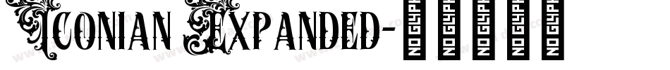 Iconian Expanded字体转换